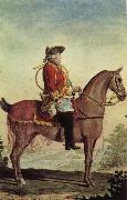 Louis-Philippe, duke of Orleans, in the hunt suit Louis Carrogis Carmontelle